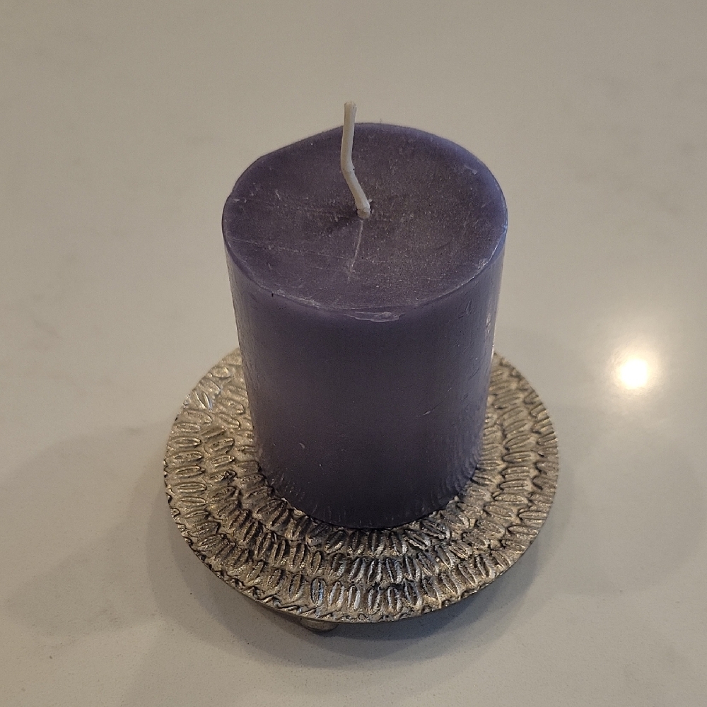Never Used Candle With Stand